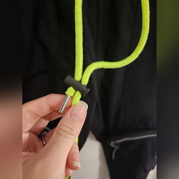 Baggy reflective 3D cargo pockets Rave streetwear punk grunge 90s y2k LG - Picture 10 of 11